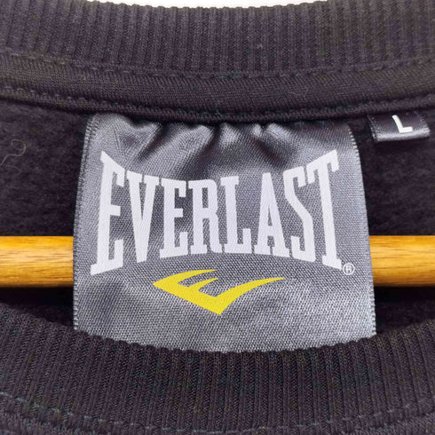 エバーラスト EVERLAST ロゴ刺繍 バックプリント クルーネックスウェット メンズ import:L