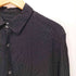 ザラ ZARA 総柄 サテン地 ロングスリーブシャツ レディース import:M