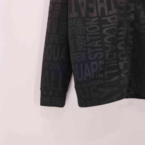 総柄 ジップアップパーカー メンズ import:L