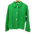 ザラ ZARA フラワーモチーフ シェルボタン レースシャツジャケット レディース import:XS