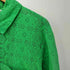 ザラ ZARA フラワーモチーフ シェルボタン レースシャツジャケット レディース import:XS