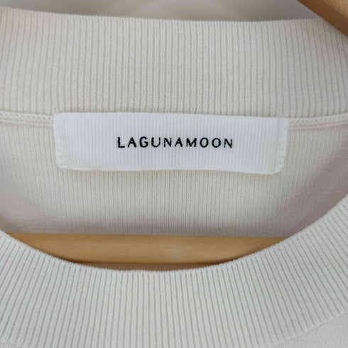 ラグナムーン LAGUNAMOON ミニマルハーフスリーブニットプルオーバー レディース FREE