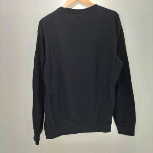 ザラマン ZARA MAN フロント刺繍 ビーズ装飾 クルーネックスウェット メンズ import:M