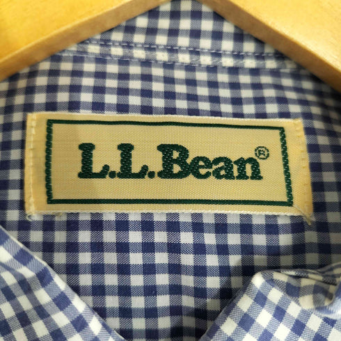 エルエルビーン L.L.Bean 80~90S S/S チェック柄 BDシャツ メンズ import:L