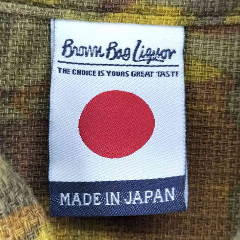 BROWN BAG LIQUOR 総柄 L/S シャツ メンズ import:XL