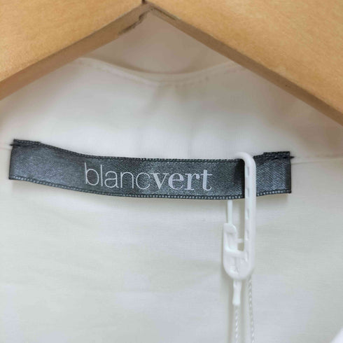 blanc vert フロントデザインシャツ レディース 38