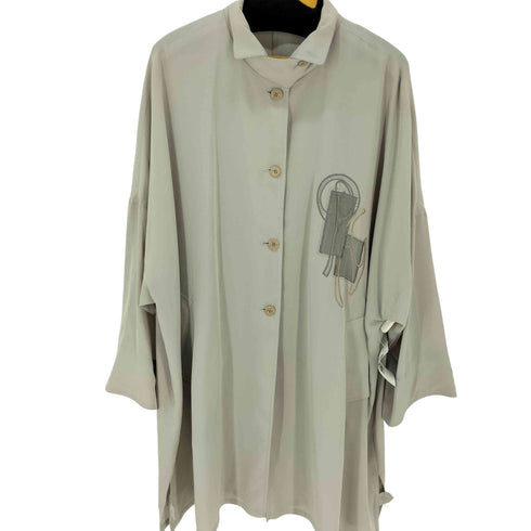 SEROUM オーバーサイズドシャツ シャツワンピース レディース ONE SIZE