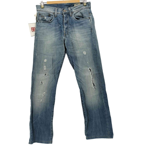 ジースターロー G-STAR RAW 3301 ストレート ダメージ デニム パンツ メンズ