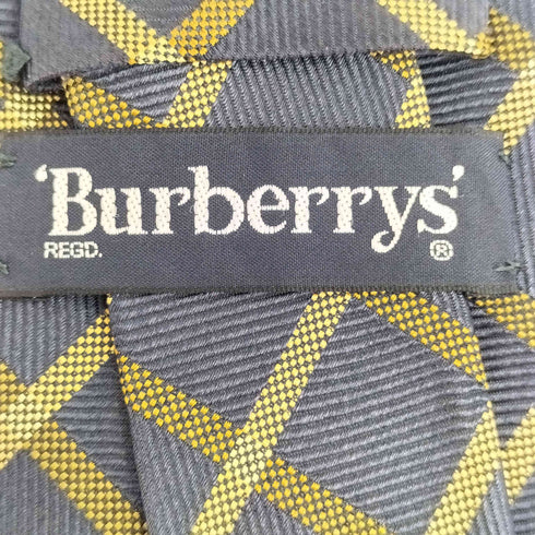 バーバリーズ BURBERRYS 90S ホースロゴ柄 シルクネクタイ メンズ