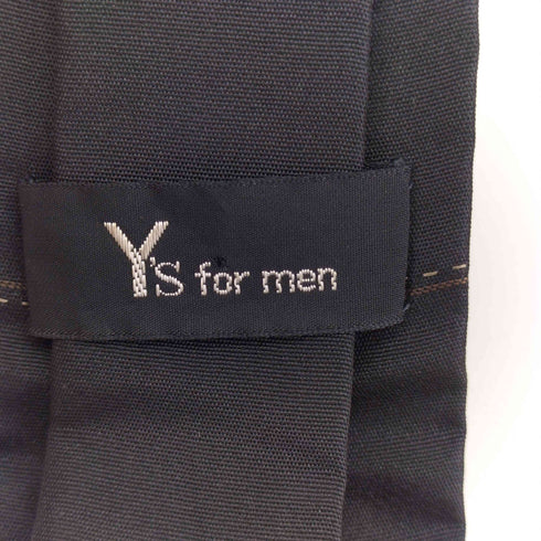 ワイズフォーメン Ys for men 剣先スクエア ボーダーネクタイ メンズ