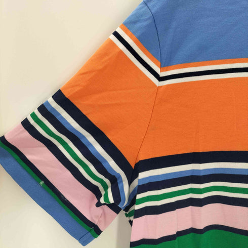 ポロラルフローレン POLO RALPH LAUREN マルチボーダーコットンポロシャツ メンズ import:L