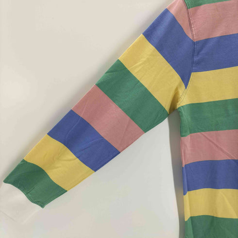 ポロラルフローレン POLO RALPH LAUREN マルチカラー ボーダーラガーシャツ メンズ XL(18-20)