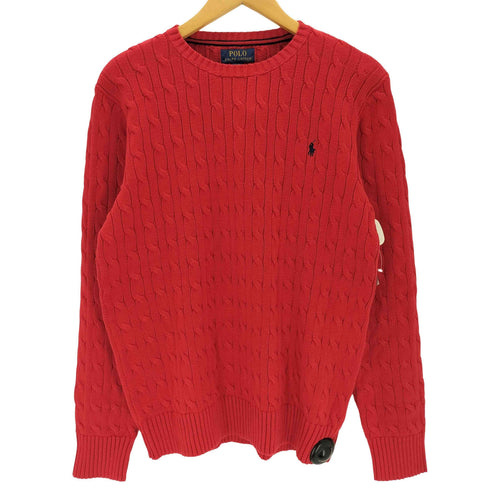 ポロラルフローレン POLO RALPH LAUREN コットンケーブルコットンニット メンズ XL(18-20)
