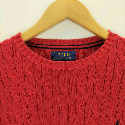 ポロラルフローレン POLO RALPH LAUREN コットンケーブルコットンニット メンズ XL(18-20)