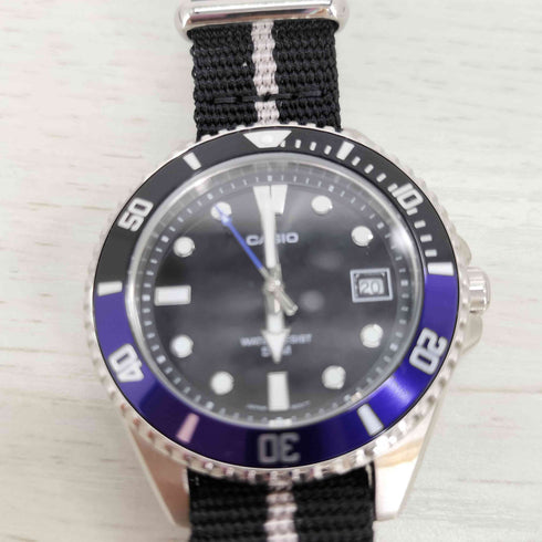 カシオ CASIO STANDARD MENS MVD-10 ダイバーウォッチ 5気圧防水 逆回転防止ベゼル メンズ