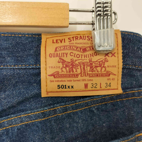 リーバイス Levis 90S MADE IN USA 97年 501 ボタン裏552 ボタンフライデニム メンズ W32L34