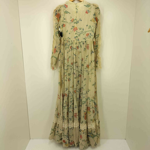 ガニーサックス GUNNE SAX 70-80S USA製 ヴィンテージ 花柄ドレスワンピース レディース