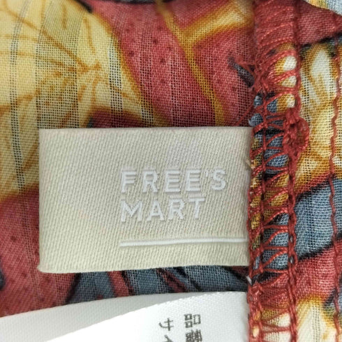フリーズマート FREES MART 花柄 ヘンリーネック ノースリーブブラウス レディース FREE
