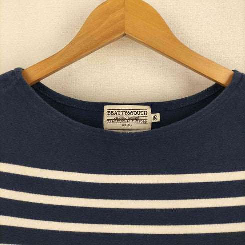 ビューティーアンドユースユナイテッドアローズ BEAUTY & YOUTH UNITED ARROWS パネル バスクボーダー カットソー レディース JPN:36