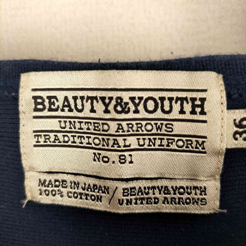 ビューティーアンドユースユナイテッドアローズ BEAUTY & YOUTH UNITED ARROWS パネル バスクボーダー カットソー レディース JPN:36