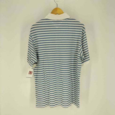 トミーヒルフィガー TOMMY HILFIGER COMFORT DRY ゴルフ エンブレム 刺繍 ボーダー S/S ポロシャツ メンズ import:M