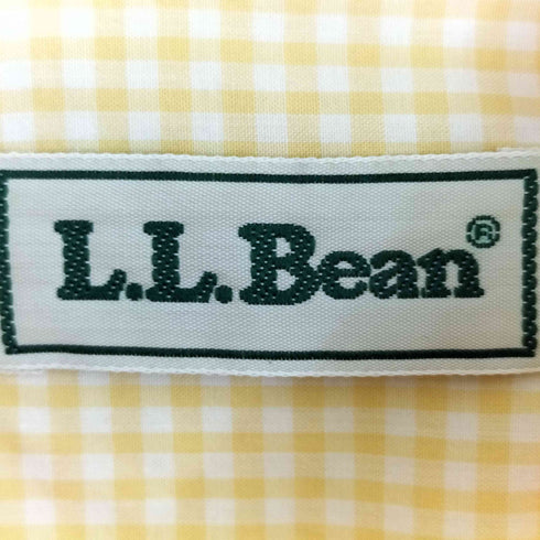 エルエルビーン L.L.Bean 香港製 ギンガムチェック 半袖シャツ メンズ import:M