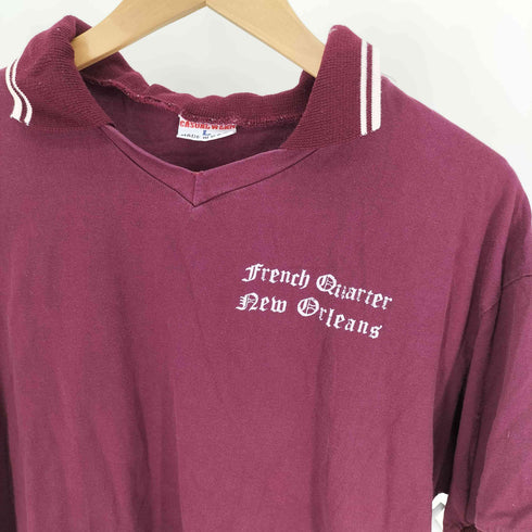 CASUAL WEAR USA製 NEW ORLEANS 両面プリント S/S ポロシャツ メンズ import:L