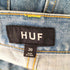 ハフ HUF ジッパーフライストレートデニムパンツ メンズ US:30-31