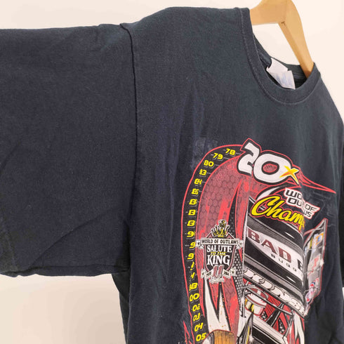 GILDAN ボディ レーシング 大判 プリント S/S Tシャツ メンズ import:L