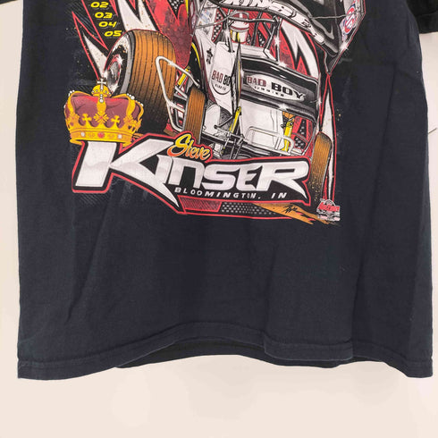 GILDAN ボディ レーシング 大判 プリント S/S Tシャツ メンズ import:L