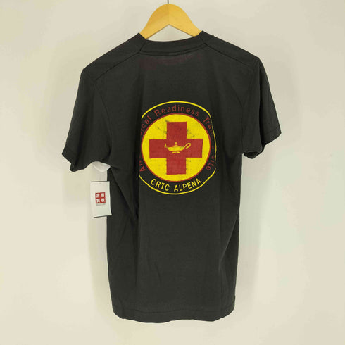 90S FRUIT OF THE LOOM BEST ボディ USA製 CRTC ALPENA 背面 プリント S/S Tシャツ シングルステッチ メンズ import:M