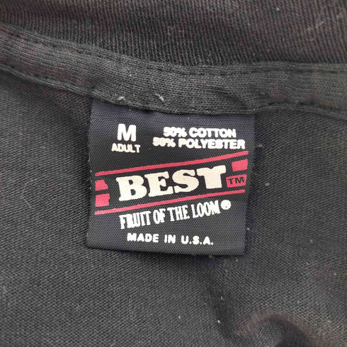 90S FRUIT OF THE LOOM BEST ボディ USA製 CRTC ALPENA 背面 プリント S/S Tシャツ シングルステッチ メンズ import:M