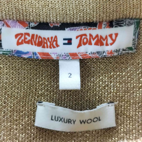 トミーヒルフィガー TOMMY HILFIGER ZENDAYA POLO カーディガン レディース US:0-2