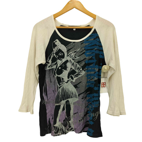 armee francaise フロントプリントラグランTシャツ メンズ M