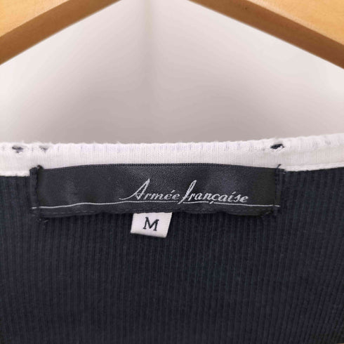 armee francaise フロントプリントラグランTシャツ メンズ M
