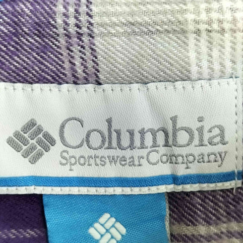コロンビアスポーツウェア Columbia Sportswear 刺繍 チェック柄ネルシャツ メンズ JPN:L