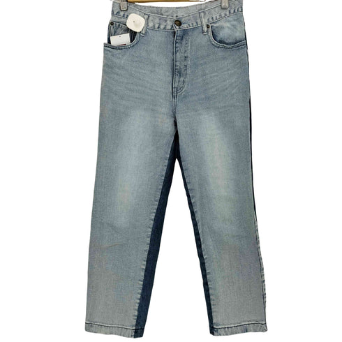 アリシアスタン ALEXIA STAM Bicolor Denim Pants Washed Blue バイカラーデニムパンツ レディース JPN:3