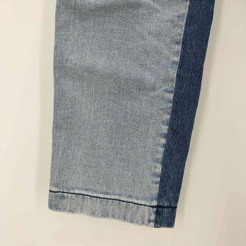 アリシアスタン ALEXIA STAM Bicolor Denim Pants Washed Blue バイカラーデニムパンツ レディース JPN:3