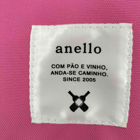 アネロ anello バイカラーがま口バックパック レディース