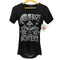 M・K・R プリント クラッシュ レース Tシャツ Y2K レディース JPN:M
