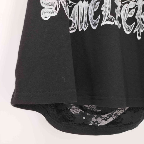 M・K・R プリント クラッシュ レース Tシャツ Y2K レディース JPN:M