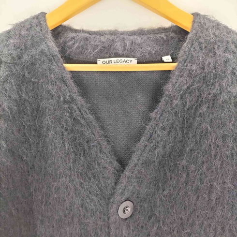 アワーレガシィー OUR LEGACY 22AW CARDIGAN BLACK MOHAIR メンズ DE:48