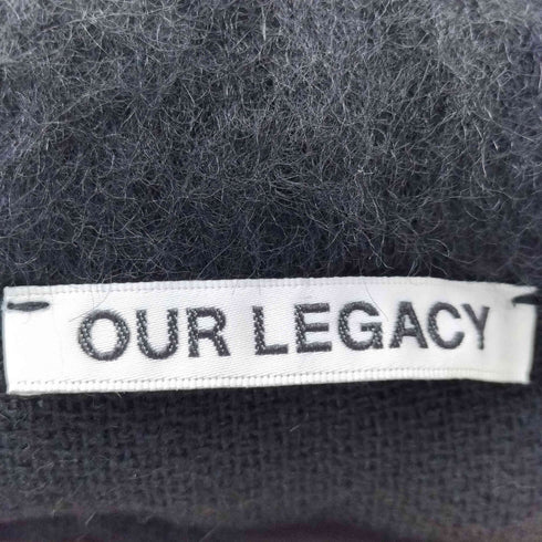 アワーレガシィー OUR LEGACY 22AW CARDIGAN BLACK MOHAIR メンズ DE:48