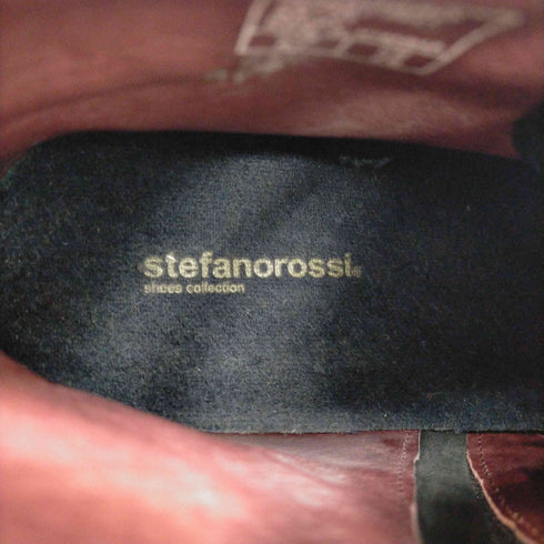 ステフノロッシ STEFANO ROSSI LACE UP BOOT WATER TECH サイドジップ ブーツ メンズ JPN:26