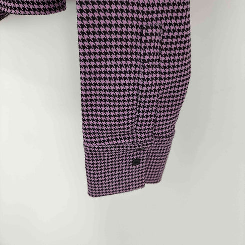 ザラ ZARA スキッパートップス 千鳥格子 クロップド レディース import:S