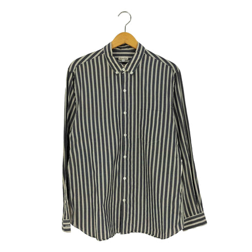 スティーブンアラン Steven Alan 80/1 TWL STRIPE SHIRT SINGLE NEEDLE-2 ストライプシャツ メンズ JPN:XL