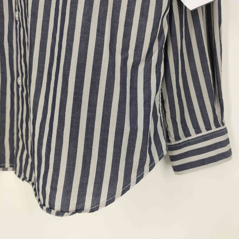 スティーブンアラン Steven Alan 80/1 TWL STRIPE SHIRT SINGLE NEEDLE-2 ストライプシャツ メンズ JPN:XL