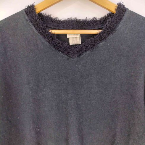 ブルーナボイン BRU NA BOINNE フリンジネック VネックTシャツ メンズ JPN:XL
