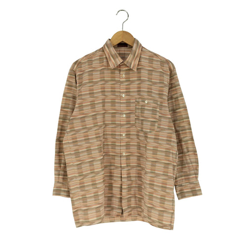 ミッソーニ MISSONI イタリア製 グラデーションストライプシャツ メンズ EUR:48