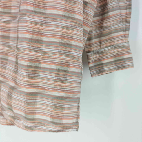 ミッソーニ MISSONI イタリア製 グラデーションストライプシャツ メンズ EUR:48